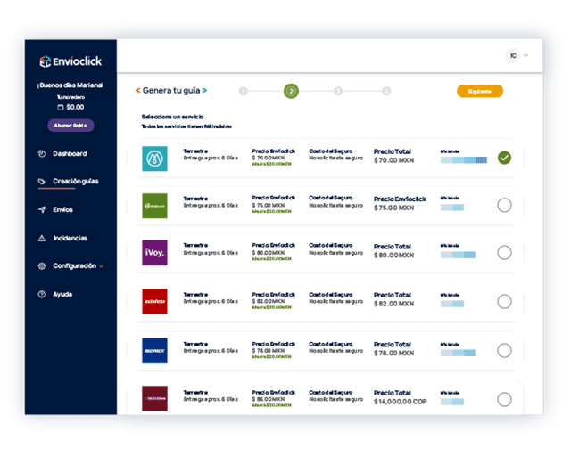 Realiza envíos a todo méxico con Envíoclick, la plataforma de envíos número uno del país.